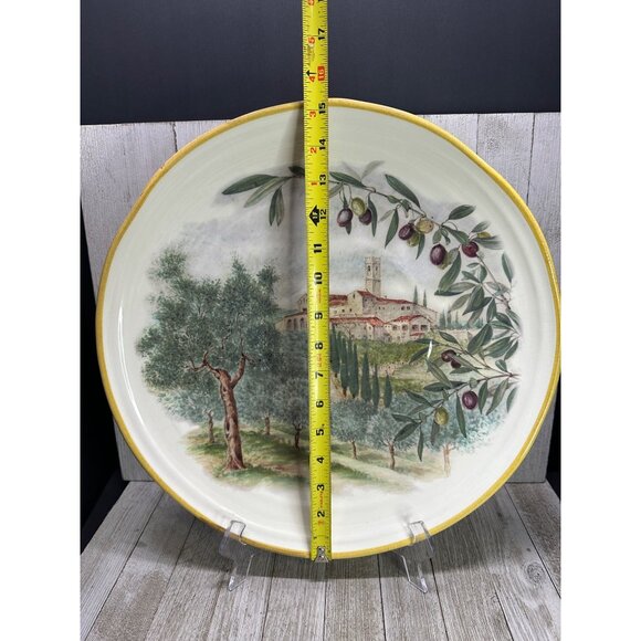 Vintage Sur La Table The Art Of Soul of Cooking Dinner Plate 15'' Made in Italy - Picture 5 of 5